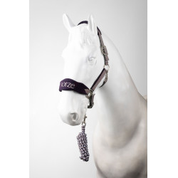 Cabezada y ramal Horze Magic Sílex violeta