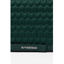 Manta de montar de terciopelo B Vertigo Velvet Escarabajo verde