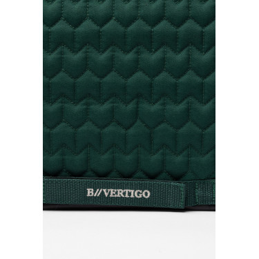 Manta de montar de terciopelo B Vertigo Velvet Escarabajo verde