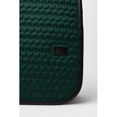 Manta de montar de terciopelo B Vertigo Velvet Escarabajo verde