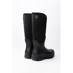 Botas de cuadra altas de neopreno Horze Morgan Negro