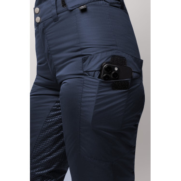 Pantalón full grip para mujer Horze Annica Arándano Gris