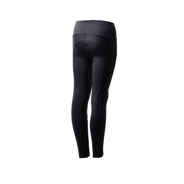 Leggings térmicos con grip integral para niños Horze Gillian Azul marino oscuro