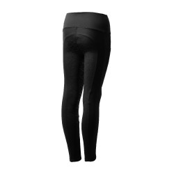 Leggings térmicos con grip integral para niños Horze Gillian Negro