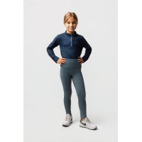 Leggings térmicos con grip integral para niños Horze Gillian Gris tormenta Leggings térmicos con grip integral para niños Horze Gillian Gris tormenta