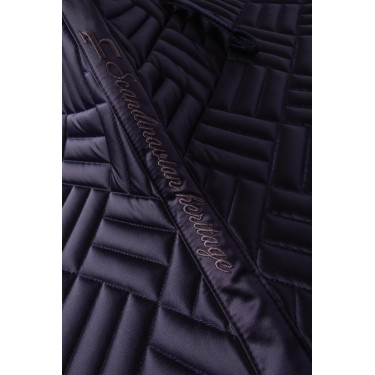 Manta de silla mixta Horze Aachen Hierba mora negra