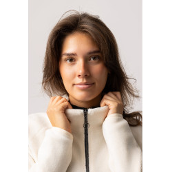 Sudadera polar anorak para mujer Horze Frieda Azul jet strem Sudadera polar anorak para mujer Horze Frieda Azul jet strem