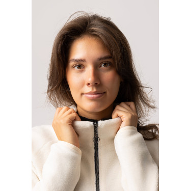 Sudadera polar anorak para mujer Horze Frieda Azul jet strem Sudadera polar anorak para mujer Horze Frieda Azul jet strem