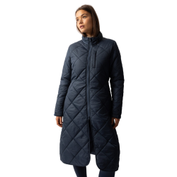 Chaqueta interior larga para impermeable Horze Hazel Titán Marino Azul marino