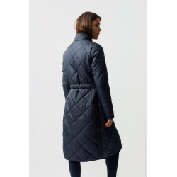 Chaqueta interior larga para impermeable Horze Hazel Titán Marino Azul marino