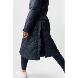 Chaqueta interior larga para impermeable Horze Hazel Titán Marino Azul marino