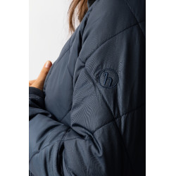 Chaqueta interior larga para impermeable Horze Hazel Titán Marino Azul marino