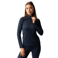 Camiseta de entrenamiento de manga larga para mujer Horze Lilian Arándano Gris