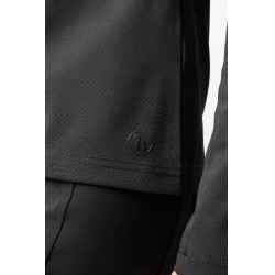 Camiseta de entrenamiento de manga larga para mujer Horze Lilian Negro