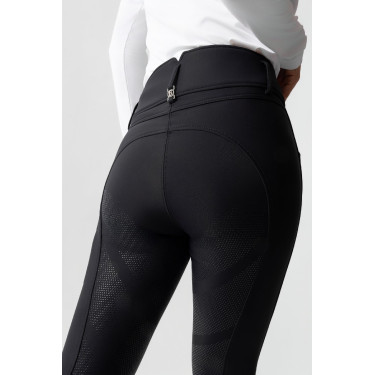 Pantalón térmico de mujer con culera completa B Vertigo Tiffany II Belleza negra Negro