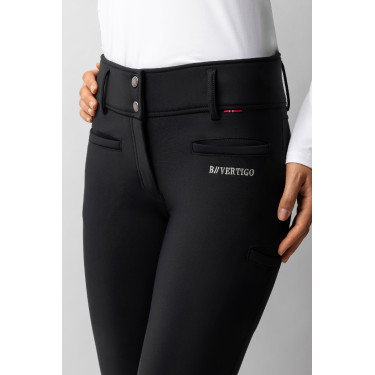 Pantalón térmico de mujer con culera completa B Vertigo Tiffany II Belleza negra Negro