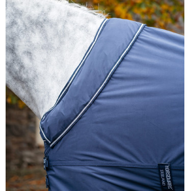 Manta Horseware Show Ready Azul marino / azul marino y plata