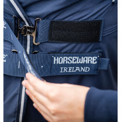 Manta Horseware Show Ready Azul marino / azul marino y plata