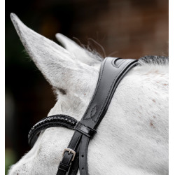 Brida Horseware Diamante Flash Negro / negro