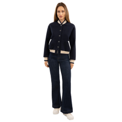 Cazadora bomber Harcour Beryl mujer Marino Azul marino