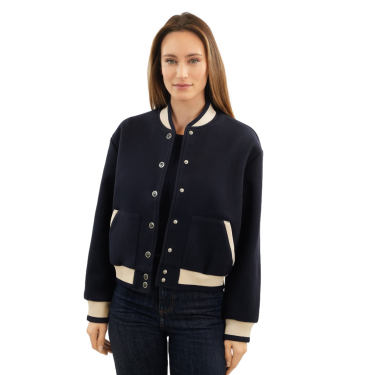 Cazadora bomber Harcour Beryl mujer Marino Azul marino