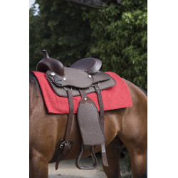 Westride Navajo Alfombra Algodón/Acrílico liso Roja Rojo