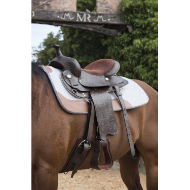 Horse pad Randol's de fieltro 16 mm Gris