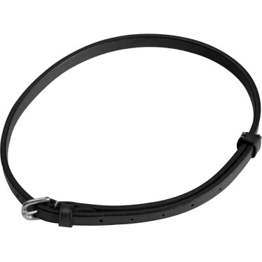 Correa para muserola con cierrabocas Eric Thomas Pro Negro Correa para muserola con cierrabocas Eric Thomas Pro Negro