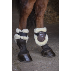 Protectores de menudillo Norton XTR de borreguillo sintético Castaño Marrón