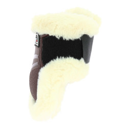 Protectores de menudillo Norton XTR de borreguillo sintético Castaño Marrón