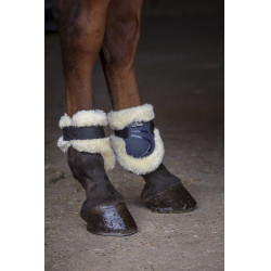 Protectores de menudillo Norton XTR de borreguillo sintético Azul marino