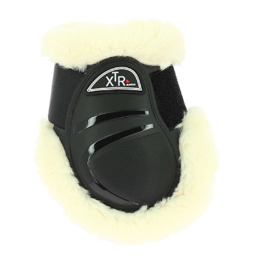 Protectores de menudillo Norton XTR de borreguillo sintético Negro