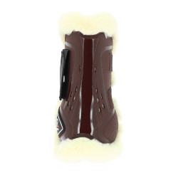 Protectores de tendón Norton XTR de borreguillo sintético Castaño Marrón