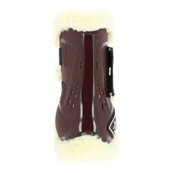 Protectores de tendón Norton XTR de borreguillo sintético Castaño Marrón