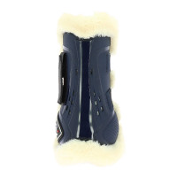 Protectores de tendón Norton XTR de borreguillo sintético Azul marino