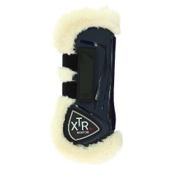 Protectores de tendón Norton XTR de borreguillo sintético Azul marino
