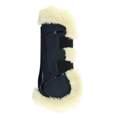 Protectores de tendón Norton XTR de borreguillo sintético Azul marino