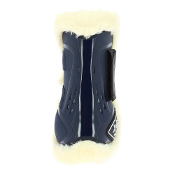 Protectores de tendón Norton XTR de borreguillo sintético Azul marino
