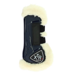 Protectores de tendón Norton XTR de borreguillo sintético Azul marino