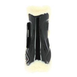 Protectores de tendón Norton XTR de borreguillo sintético Negro