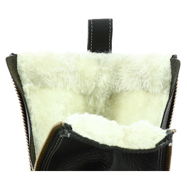 Botines de invierno Norton Zipper Negro Botines de invierno Norton Zipper Negro