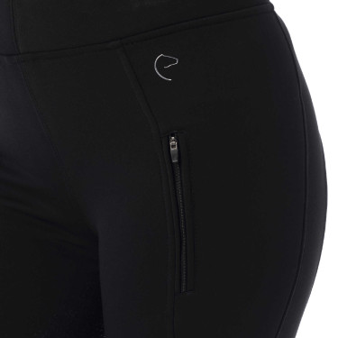 Pantalón de softshell Equi-Theme Dolomyt con culera de silicona Negro Pantalón de softshell Equi-Theme Dolomyt con culera de silicona Negro