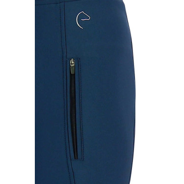 Pantalón de softshell Equi-Theme Dolomyt con culera de silicona Azul marino