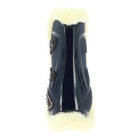 Protectores de tendón abotonadas Norton XTR de borreguillo sintético Azul marino