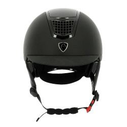 Casco EQUITHEME Airy Negro / carbón / negro