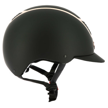 Casco EQUITHEME Airy Oro rosa / negro