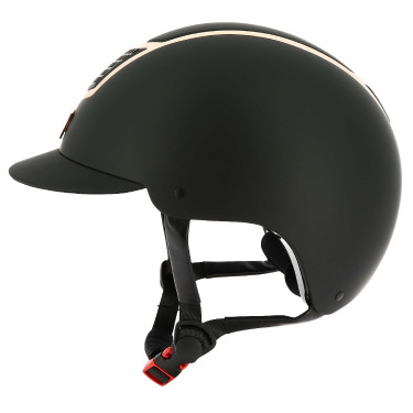 Casco EQUITHEME Airy Oro rosa / negro