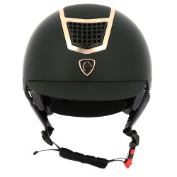 Casco EQUITHEME Airy Oro rosa / negro