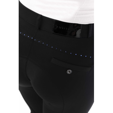 Pantalón Equithème Safir Negro / azúl Pantalón Equithème Safir Negro / azúl