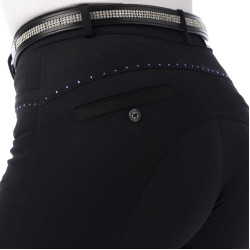 Pantalón Equithème Safir Negro / azúl Pantalón Equithème Safir Negro / azúl